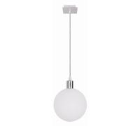 Suspension Candellux Oden G9 40W chromé blanc Ø15cm