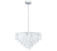 Suspension CARVARIO E14 10X40W en acier chrome D600mm