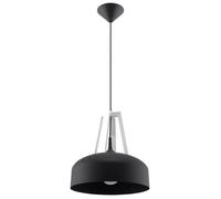 Suspension CASCO E27 LED Moderne Loft BOHO Classic Design Couloir - Noir/Blanc