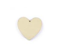 Suspension coeur graine creative 12cm bois a decorer