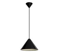 Suspension Compass 260, lampe suspendue en aluminium noir doux, couleur Hay - 5710441345350