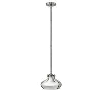 Suspension Congress chromée Ø24,8 cm E27 100W Hinkley