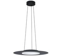 Suspension connectée ROSSO-C LED 16W en acier noir D580mm