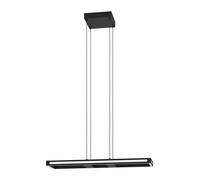 Suspension connectée SALVILANAS-Z LED 21W en aluminium et acier noir 770x200x1100mm