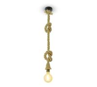 Suspension corde sisal 1,5 m Ø45 E27 V-TAC VT-7118