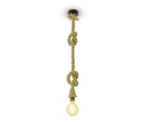 Suspension corde sisal 1,5 m Ø45 E27 V-TAC VT-7118