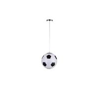 Suspension de football pour chambre d'enfant, boule de verre suspendue, douille E27, lustre de chevet de chambre à coucher PZCC