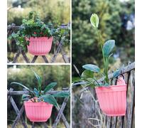 Suspension de plantes Résine multicolore Suspension murale Pot de fleurs - Jardin vertical Montage mural résidentiel Suspension de fenêtre - Plantes d'intérieur et d'extérieur Panier de fleurs pour cu