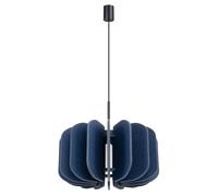 Suspension De Table Marine Bleue En Feutre E27 Salon L:45 Cm Lampe Ronde