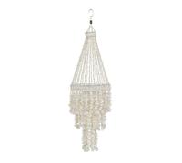 Suspension Déco en Coquillage ""Palais"" 70cm Blanc