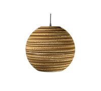 Suspension design boulle en carton recyclé - LOUNIE - 35 cm