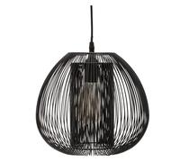 Atmosphera - Suspension filaire Noda noire - métal D28 cm