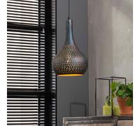 Suspension design industriel 1 abat-jour conique KATE