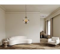Suspension d'extérieur en bronze oxydé E14 40 W Halleron Kichler
