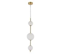 Suspension Dorado 3 LED verticale dorée Light Prestige