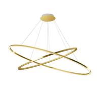Suspension Double Nemo Ellisse Or/Blanc 2700K