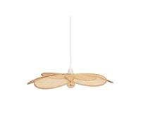 Suspension En Bois Et Acier Petales - Diam 62 Cm - Beige
