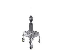 Suspension En Cristal Et Verre, Lustre Led 7,1 Pouces Avec Câble Ajustable, Idéale Pour Le Salon, La Chambre, L'Entrée, La Salle À Manger, Le Couloir Ou Une Antichambre. Luminaire Décoratif Moderne Po