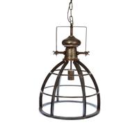 Suspension en fer Factory - Diam. 40 cm - Etain