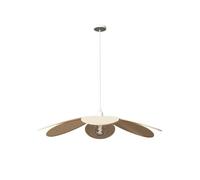 Suspension En Lin Fleur - Diam 72 Cm - Beige