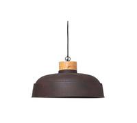 Suspension en metal coloris gris - Diametre 57 x Hauteur 20 cm --