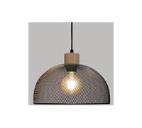 Suspension en métal coloris Noir - D. 30 x H. 22,5 cm --