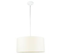 Suspension En Tissu Crème Or Velours Ø40Cm Salle À Manger Lampe AYLMER