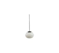 Suspension en verre blanc, E27, 1 ampoule, câble 250 cm - House Doctor, Acorn - Ø29x22 cm