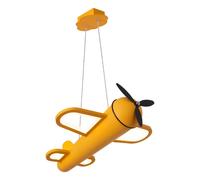 Suspension enfant avion jaune LED 26 W Fokker Lucide