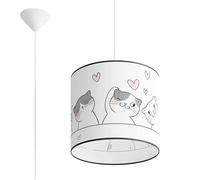 Suspension enfant CAT chats Ø30cm E27 15W Sollux Lighting
