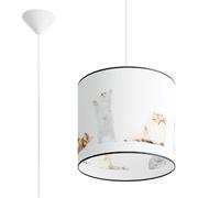 Suspension enfant chats Ø30cm E27 Pure Lume multicolore