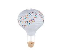 Suspension enfant Montgolfière papier blanc - Ostaria