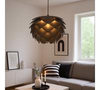 Suspension enfichable fleur anthracite suspension chambre d'amis couloir Eglo Filetta 92989
