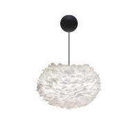 Suspension Eos Medium Blanc avec Rosette de Canon Noir