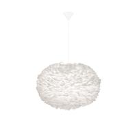 Suspension Eos XL Blanc avec Rosette Conique Blanc