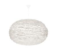 Suspension Eos XXL Blanc avec Rosette Conique Blanc