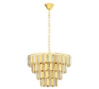 Suspension ERSEKA E14 7X40W en acier laiton D485mm