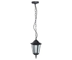 Suspension Extérieure ALU Jardin Plafond Lampe en Verre Lanterne Spotlight noir V -TAC 7072