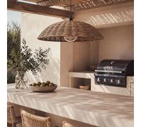 Suspension Extérieure Effet Rotin Léa Drom Naturel 590 Mm