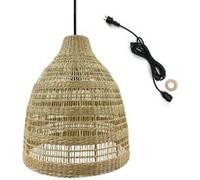 Lumisky Suspension extérieure FREYA Long Outdoor Cable Herbe marine beige D50 cm câble 5 m