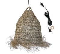 Lumisky Suspension extérieure ANAFI OUTDOOR CABLE jonc de mer naturel bohème câble 5 m