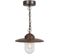 Suspension extérieure LUXEMBOURG Acier Galvanisé et Verre Rouille E27 - Nordlux 72805009