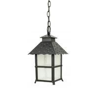 Suspension extérieure SU-MA Cadiz 1xE27 noire IP43 alu