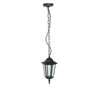 Suspension extérieure V-TAC noire mat E27 IP44 VT-752
