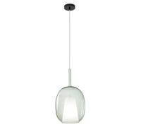 Suspension FANEUROPE PIREX (verre vert) avec douille E27, sans rosace