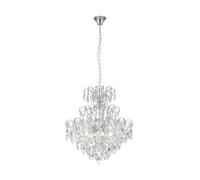 Suspension FENOULLET E14 5X25W en acier chrome D575mm
