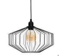 Suspension filaire ""Azur"" métal noir D31cm - Atmosphera Créateur d'intérieur