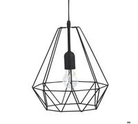 Suspension filaire ""Drim"" métal noir D25cm - Atmosphera Créateur d'intérieur
