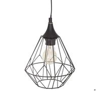 Suspension filaire ""Flave"" métal noir D19cm - Atmosphera Créateur d'intérieur