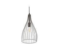 Suspension filaire métal noir Rita